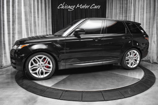 Used 2016 Land Rover Range Rover Sport 5.0L V8 Supercharged Dynamic! Recently Serviced! Hot Color Combo Black/Red! for sale Sold at Chicago Motor Cars in West Chicago IL 60185 1