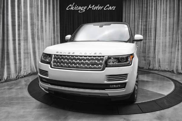 Used 2017 Land Rover Range Rover Autobiography SUV Yulong Pearl White/ Red Interior! Loaded! for sale Sold at Chicago Motor Cars in West Chicago IL 60185 2