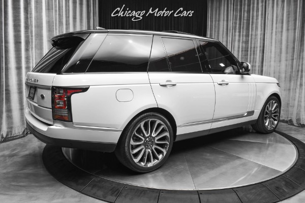 Used 2017 Land Rover Range Rover Autobiography SUV Yulong Pearl White/ Red Interior! Loaded! for sale Sold at Chicago Motor Cars in West Chicago IL 60185 5