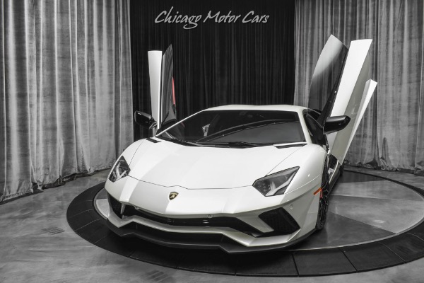 Used 2018 Lamborghini Aventador LP740-4 S RARE Balloon White Pearl Effect! TONS of Carbon! FULL PPF! LOADED for sale Sold at Chicago Motor Cars in West Chicago IL 60185 2