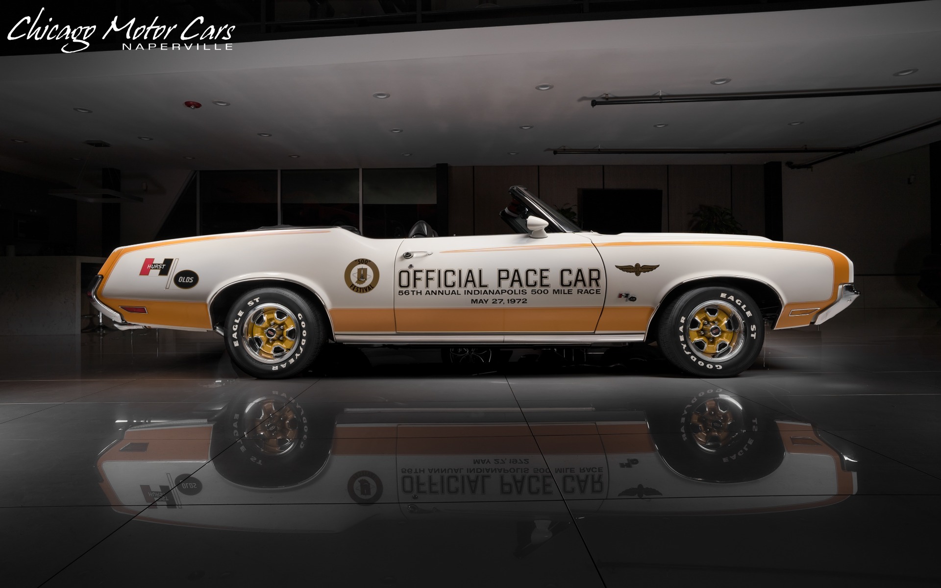 Used-1972-Oldsmobile-HurstOlds-Convertible-Car--11-of-54-Indy-500-Festival-Pace-Cars-MCACN-Gold-Winner