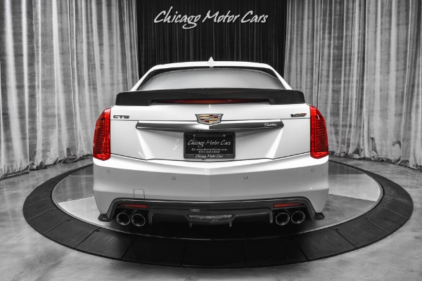 Used 2016 Cadillac CTS-V Sedan Crystal White Tricoat! Carbon Fiber Pack! Luxury Pack! LOADED for sale Sold at Chicago Motor Cars in West Chicago IL 60185 4