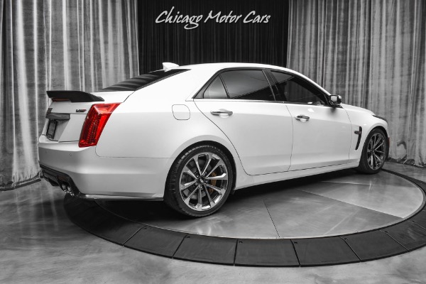 Used 2016 Cadillac CTS-V Sedan Crystal White Tricoat! Carbon Fiber Pack! Luxury Pack! LOADED for sale Sold at Chicago Motor Cars in West Chicago IL 60185 5