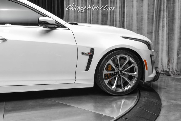 Used-2016-Cadillac-CTS-V-Sedan-Crystal-White-Tricoat-Carbon-Fiber-Pack-Luxury-Pack-LOADED