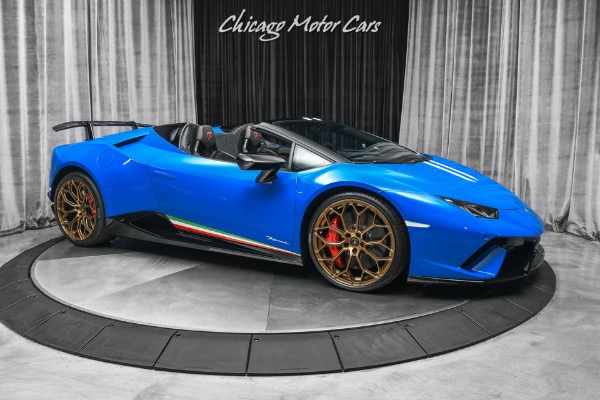 Used 2019 Lamborghini Huracan LP 640-4 Performante Spyder AD PERSONAM! Incredible Spec! HUGE MSRP! for sale Sold at Chicago Motor Cars in West Chicago IL 60185 6