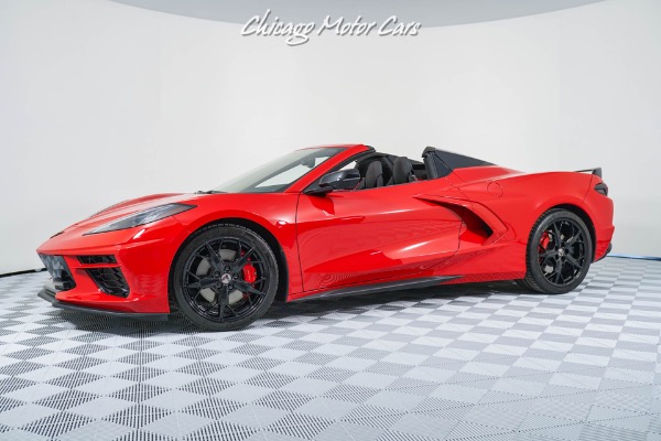 Used 2021 Chevrolet Corvette Stingray Convertible Z51 Performance Pack Front Lift Upgraded Exhaust LOADE for sale Sold at Chicago Motor Cars in West Chicago IL 60185 1