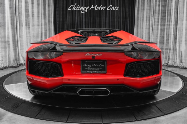 Used 2015 Lamborghini Aventador LP 700-4 Roadster Serviced New Tires Full PPF Red Diamond Stitching for sale Sold at Chicago Motor Cars in West Chicago IL 60185 4