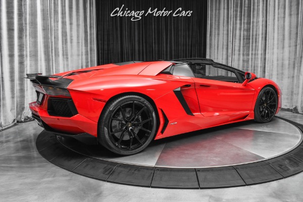 Used 2015 Lamborghini Aventador LP 700-4 Roadster Serviced New Tires Full PPF Red Diamond Stitching for sale Sold at Chicago Motor Cars in West Chicago IL 60185 5