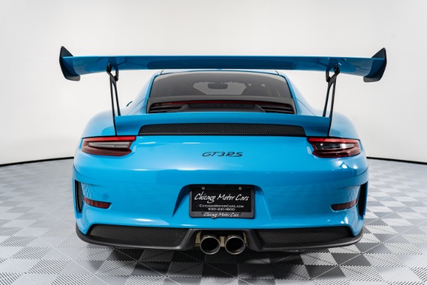 Used 2019 Porsche 911 GT3 RS Coupe Super RARE Miami Blue! Front Lift! LOW Miles! LOADED! for sale Sold at Chicago Motor Cars in West Chicago IL 60185 3