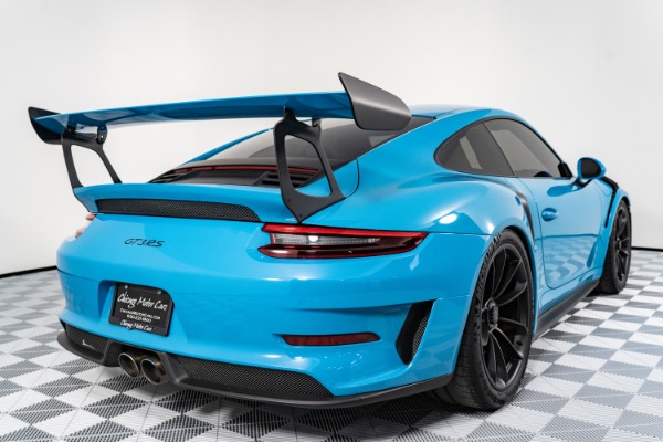 Used 2019 Porsche 911 GT3 RS Coupe Super RARE Miami Blue! Front Lift! LOW Miles! LOADED! for sale Sold at Chicago Motor Cars in West Chicago IL 60185 5