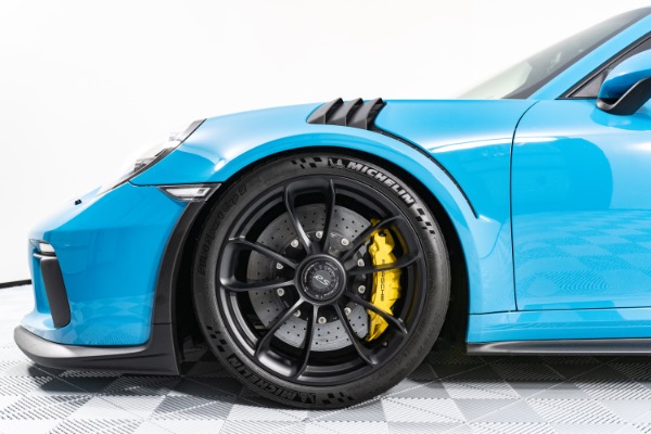 Used 2019 Porsche 911 GT3 RS Coupe Super RARE Miami Blue! Front Lift! LOW Miles! LOADED! for sale Sold at Chicago Motor Cars in West Chicago IL 60185 6