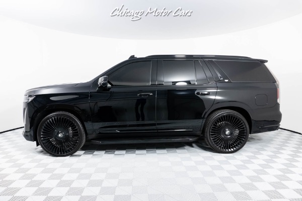 Used 2021 Cadillac Escalade Sport 26 Inch Forgiato Wheels! Rear Seat Entertainment! Loaded! for sale Sold at Chicago Motor Cars in West Chicago IL 60185 2