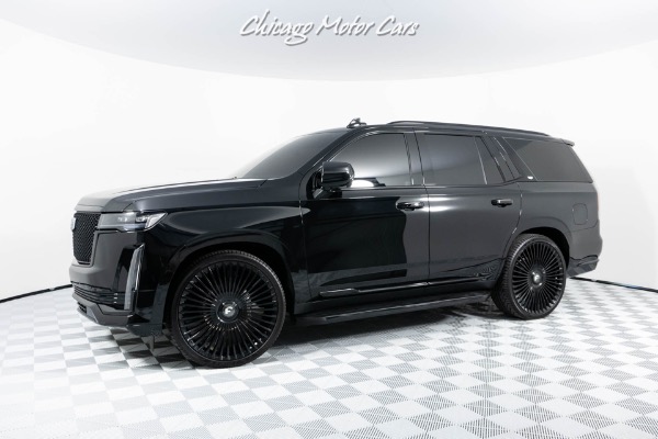 Used 2021 Cadillac Escalade Sport 26 Inch Forgiato Wheels! Rear Seat Entertainment! Loaded! for sale Sold at Chicago Motor Cars in West Chicago IL 60185 1