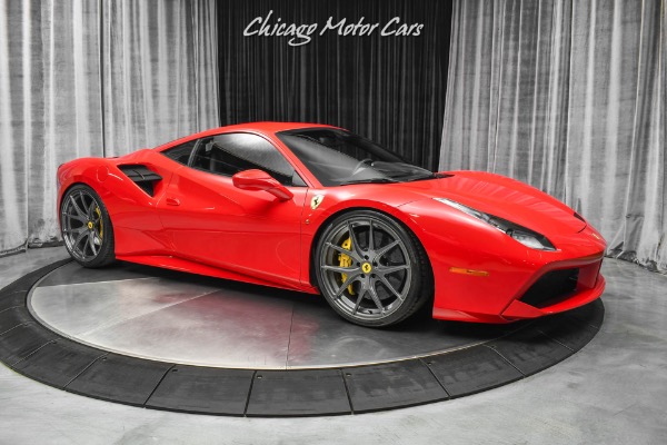 Used 2016 Ferrari 488 GTB Coupe 6800 Miles! Over $50k+ in Upgrades! Front Lift Carbon Fiber! for sale Sold at Chicago Motor Cars in West Chicago IL 60185 6