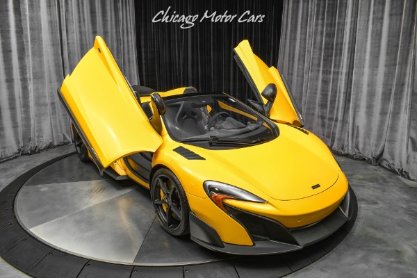 Used-2016-McLaren-675LT-Spider-Convertible-HUGE-MSRP-SUPER-RARE-MSO-Options-FULL-PPF