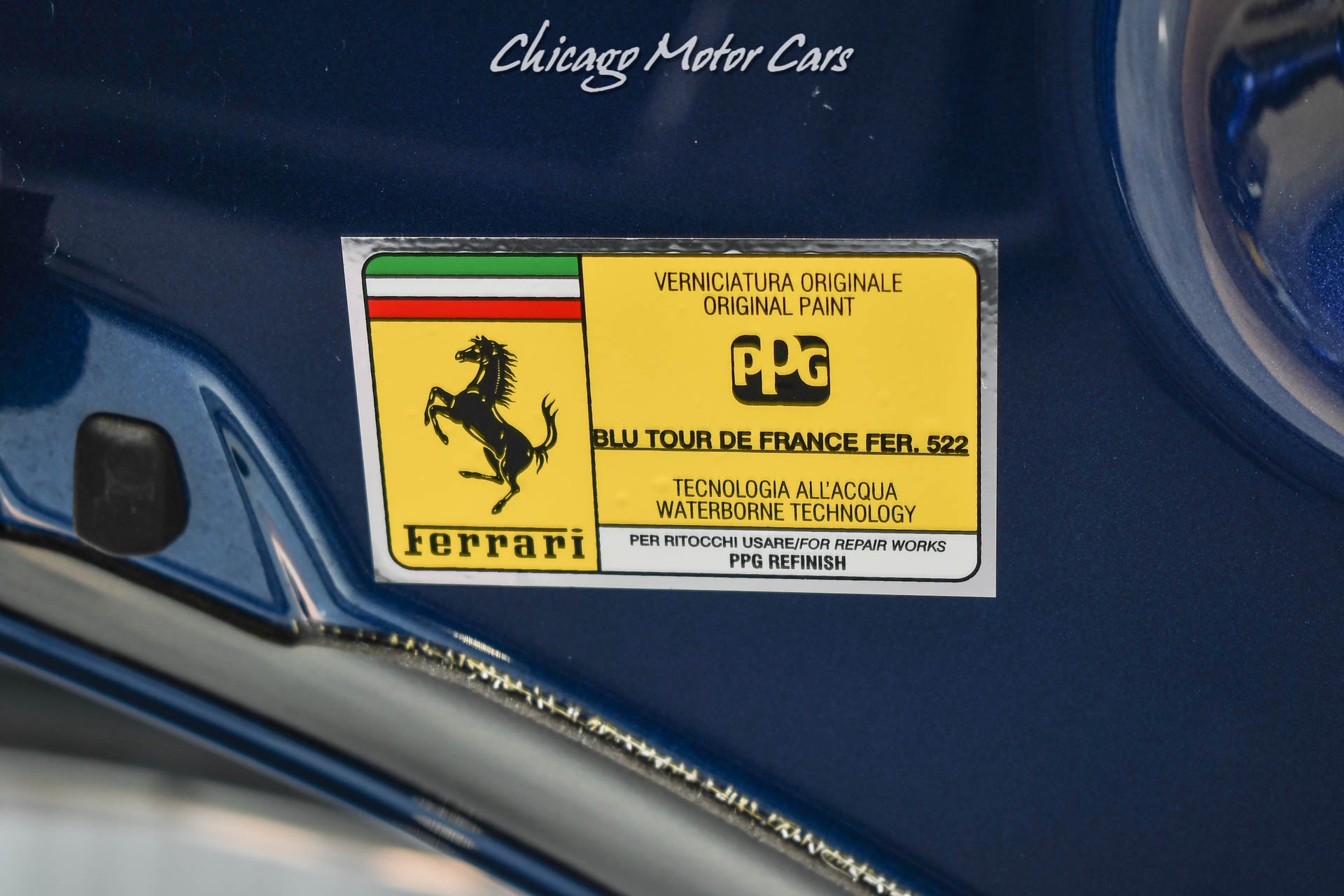 Used-2014-Ferrari-458-Spider-Convertible-Rare-Blu-Tour-De-France-Metallic-Incredible-Spec-ONLY-6k-Miles