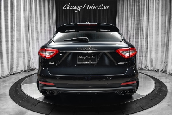 Used 2019 Maserati Levante GTS SUV Nero Ribelle Mica! ONLY 4K Miles! Carbon Fiber! Super Luxurious! for sale Sold at Chicago Motor Cars in West Chicago IL 60185 4