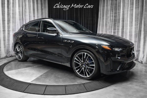 Used 2019 Maserati Levante GTS SUV Nero Ribelle Mica! ONLY 4K Miles! Carbon Fiber! Super Luxurious! for sale Sold at Chicago Motor Cars in West Chicago IL 60185 6