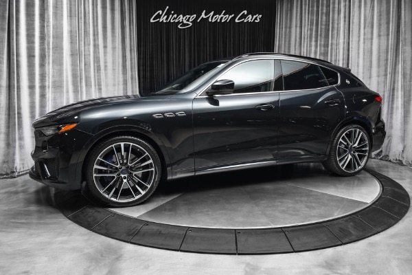 Used 2019 Maserati Levante GTS SUV Nero Ribelle Mica! ONLY 4K Miles! Carbon Fiber! Super Luxurious! for sale Sold at Chicago Motor Cars in West Chicago IL 60185 1
