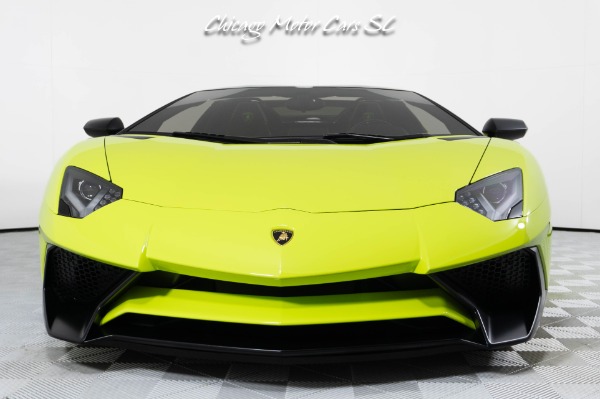 Used 2016 Lamborghini Aventador SV Roadster LP750-4 RARE Verde Scandal Full PPF LOADED Carbon Fiber for sale $1,049,800 at Chicago Motor Cars in West Chicago IL 60185 3