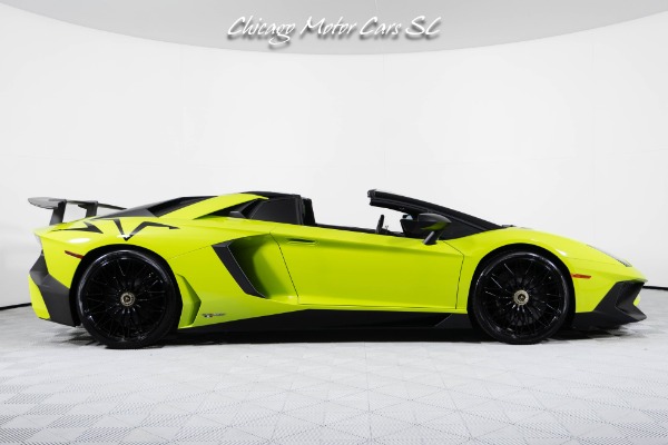 Used 2016 Lamborghini Aventador SV Roadster LP750-4 RARE Verde Scandal Full PPF LOADED Carbon Fiber for sale $1,049,800 at Chicago Motor Cars in West Chicago IL 60185 5