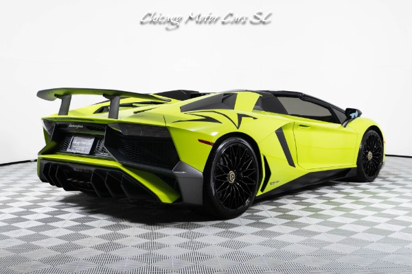 Used 2016 Lamborghini Aventador SV Roadster LP750-4 RARE Verde Scandal Full PPF LOADED Carbon Fiber for sale $1,049,800 at Chicago Motor Cars in West Chicago IL 60185 6