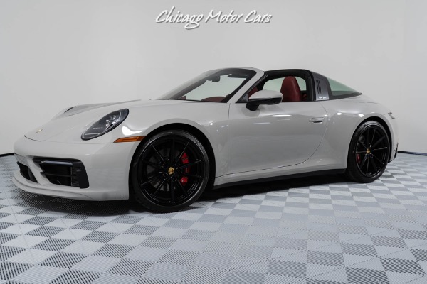 Used 2022 Porsche 911 Targa 4S Convertible Chalk! 7-Speed Manual! ONLY 14 Miles! LOADED! for sale Sold at Chicago Motor Cars in West Chicago IL 60185 2