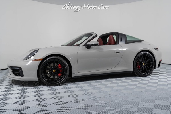 Used 2022 Porsche 911 Targa 4S Convertible Chalk! 7-Speed Manual! ONLY 14 Miles! LOADED! for sale Sold at Chicago Motor Cars in West Chicago IL 60185 3
