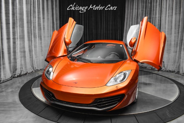Used 2013 McLaren MP4-12C Coupe Volcano Orange Incredible Spec! ONLY 3K Miles! Full PPF! for sale Sold at Chicago Motor Cars in West Chicago IL 60185 2