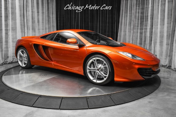 Used 2013 McLaren MP4-12C Coupe Volcano Orange Incredible Spec! ONLY 3K Miles! Full PPF! for sale Sold at Chicago Motor Cars in West Chicago IL 60185 6