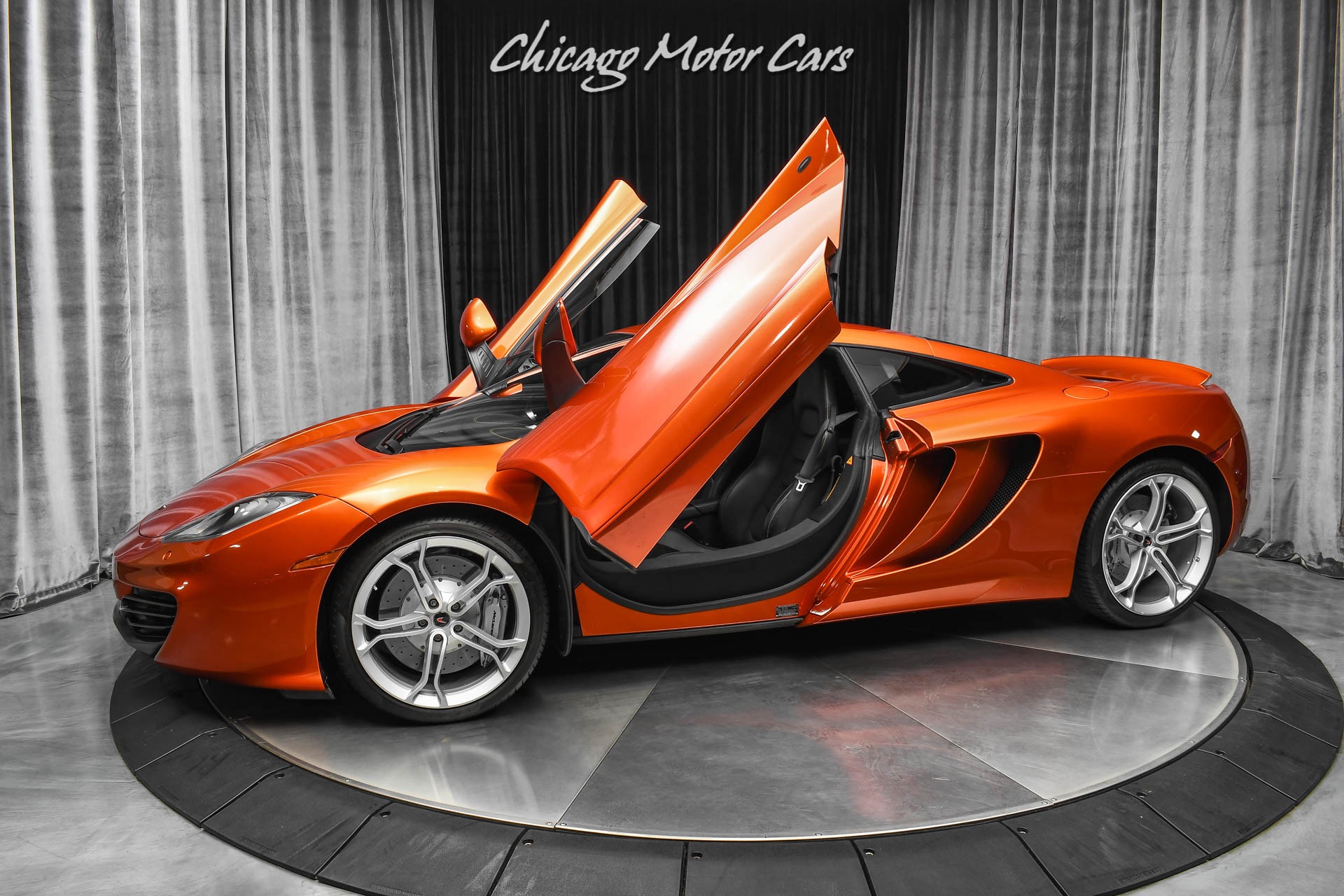 Used 2013 McLaren MP4-12C Coupe Volcano Orange Incredible Spec! ONLY 3K Miles! Full PPF! for sale Sold at Chicago Motor Cars in West Chicago IL 60185 1