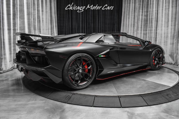 Used 2020 Lamborghini Aventador SVJ Roadster LP770-4 Nero Aldebaran! HRE Wheels! Stealth PPF! Only 800 Miles! for sale Sold at Chicago Motor Cars in West Chicago IL 60185 5