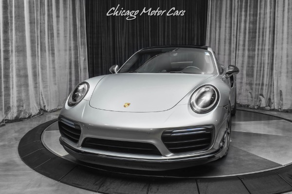 Used 2019 Porsche 911 Turbo S Coupe GT Silver Metallic! Carbon Fiber Wheels! LOW Miles! LOADED! for sale Sold at Chicago Motor Cars in West Chicago IL 60185 2