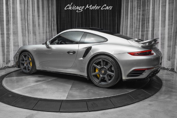 Used 2019 Porsche 911 Turbo S Coupe GT Silver Metallic! Carbon Fiber Wheels! LOW Miles! LOADED! for sale Sold at Chicago Motor Cars in West Chicago IL 60185 3