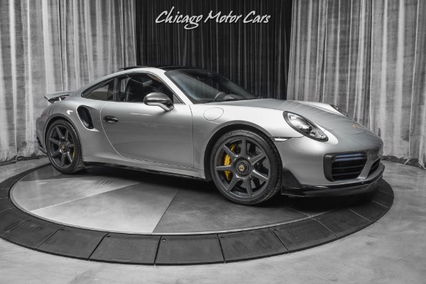 Used 2019 Porsche 911 Turbo S Coupe GT Silver Metallic! Carbon Fiber Wheels! LOW Miles! LOADED! for sale Sold at Chicago Motor Cars in West Chicago IL 60185 6