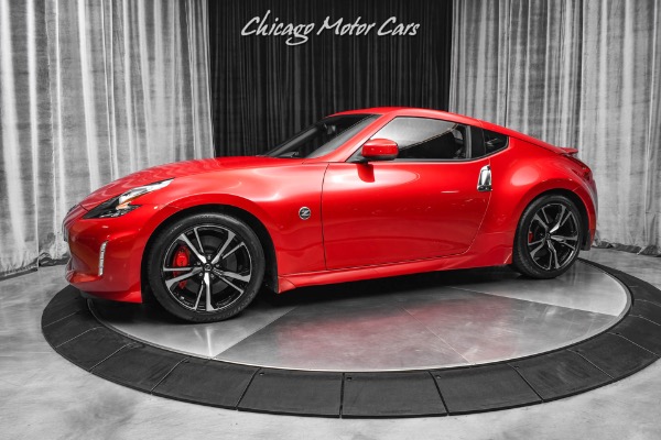 Used 2019 Nissan 370Z SPORT TOURING Navi Passion Red 6-Speed Manual! Just Serviced Low Miles!! for sale Sold at Chicago Motor Cars in West Chicago IL 60185 1