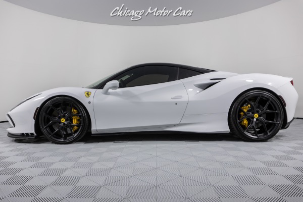 Used 2020 Ferrari F8 Tributo Coupe Bianco Cervino! NOVITEC SPORT SPRINGS! TWO TONE BODY! ONLY 5K Miles! for sale Sold at Chicago Motor Cars in West Chicago IL 60185 2