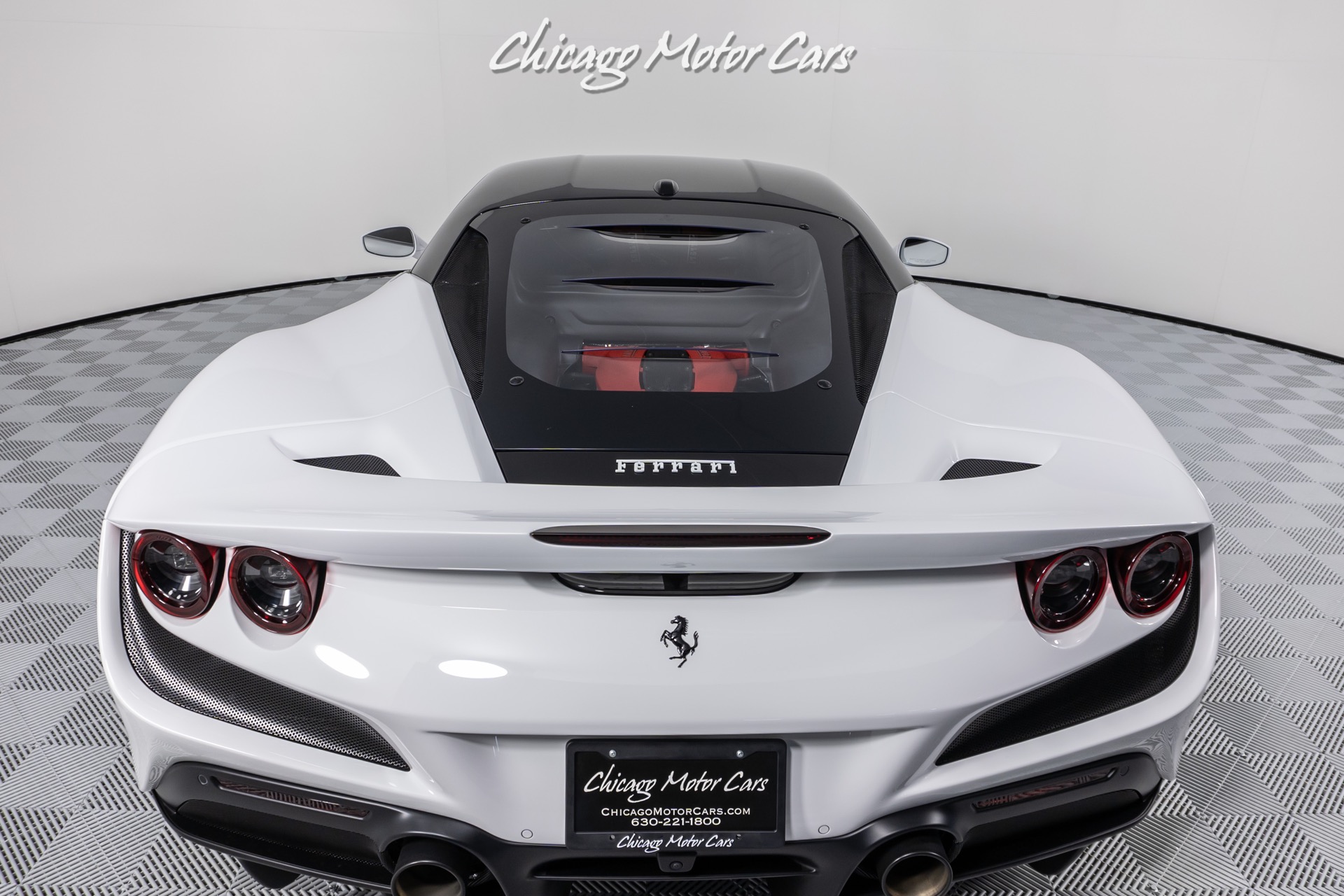 Used-2020-Ferrari-F8-Tributo-Coupe-Bianco-Cervino-NOVITEC-SPORT-SPRINGS-TWO-TONE-BODY-ONLY-5K-Miles