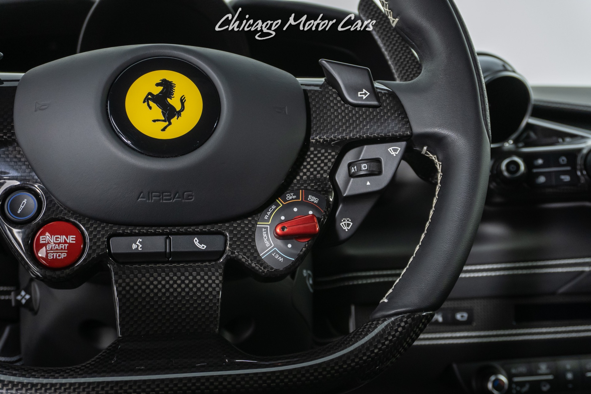 Used-2020-Ferrari-F8-Tributo-Coupe-Bianco-Cervino-NOVITEC-SPORT-SPRINGS-TWO-TONE-BODY-ONLY-5K-Miles