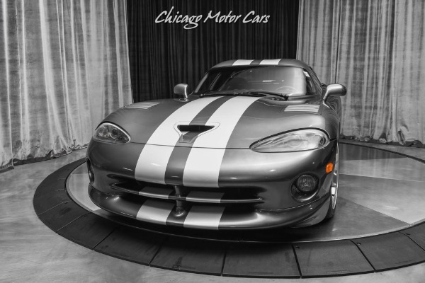 Used 2002 Dodge Viper GTS Coupe Graphite Metallic! Dual Painted Stripes! ONLY 4K Miles! for sale Sold at Chicago Motor Cars in West Chicago IL 60185 2