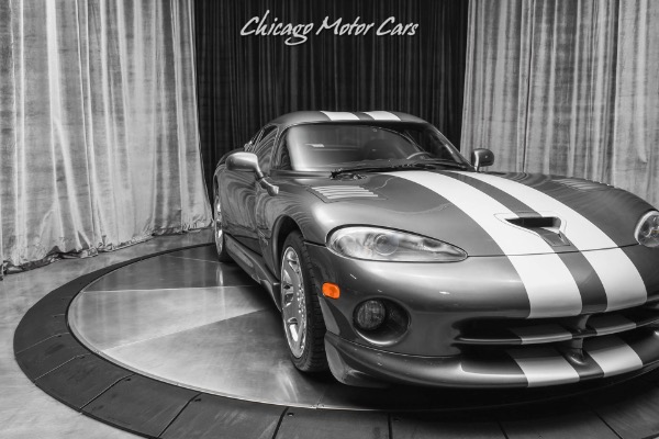 Used-2002-Dodge-Viper-GTS-Coupe-Graphite-Metallic-Dual-Painted-Stripes-ONLY-4K-Miles