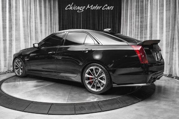 Used 2016 Cadillac CTS-V Sedan Carbon Fiber Pack RECARO Luxury Pack ULTRAVIEW PANO ROOF for sale Sold at Chicago Motor Cars in West Chicago IL 60185 3