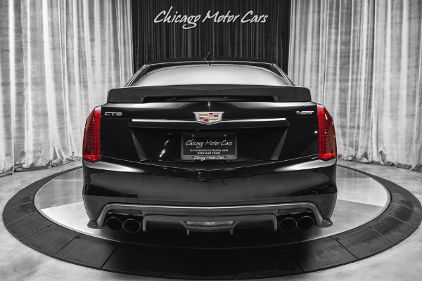 Used 2016 Cadillac CTS-V Sedan Carbon Fiber Pack RECARO Luxury Pack ULTRAVIEW PANO ROOF for sale Sold at Chicago Motor Cars in West Chicago IL 60185 4