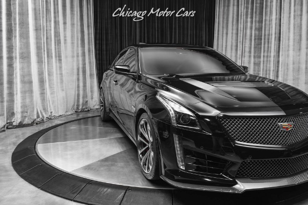 Used-2016-Cadillac-CTS-V-Sedan-Carbon-Fiber-Pack-Luxury-Pack-Upgrades-Low-Miles-LOADED