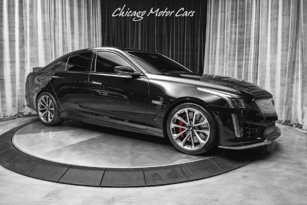 Used 2016 Cadillac CTS-V Sedan Carbon Fiber Pack RECARO Luxury Pack ULTRAVIEW PANO ROOF for sale Sold at Chicago Motor Cars in West Chicago IL 60185 6