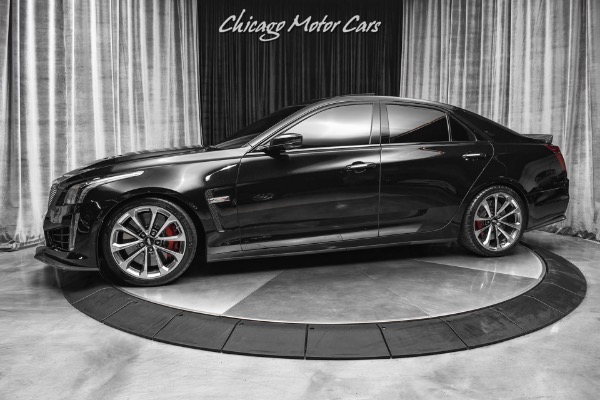Used 2016 Cadillac CTS-V Sedan Carbon Fiber Pack RECARO Luxury Pack ULTRAVIEW PANO ROOF for sale Sold at Chicago Motor Cars in West Chicago IL 60185 1