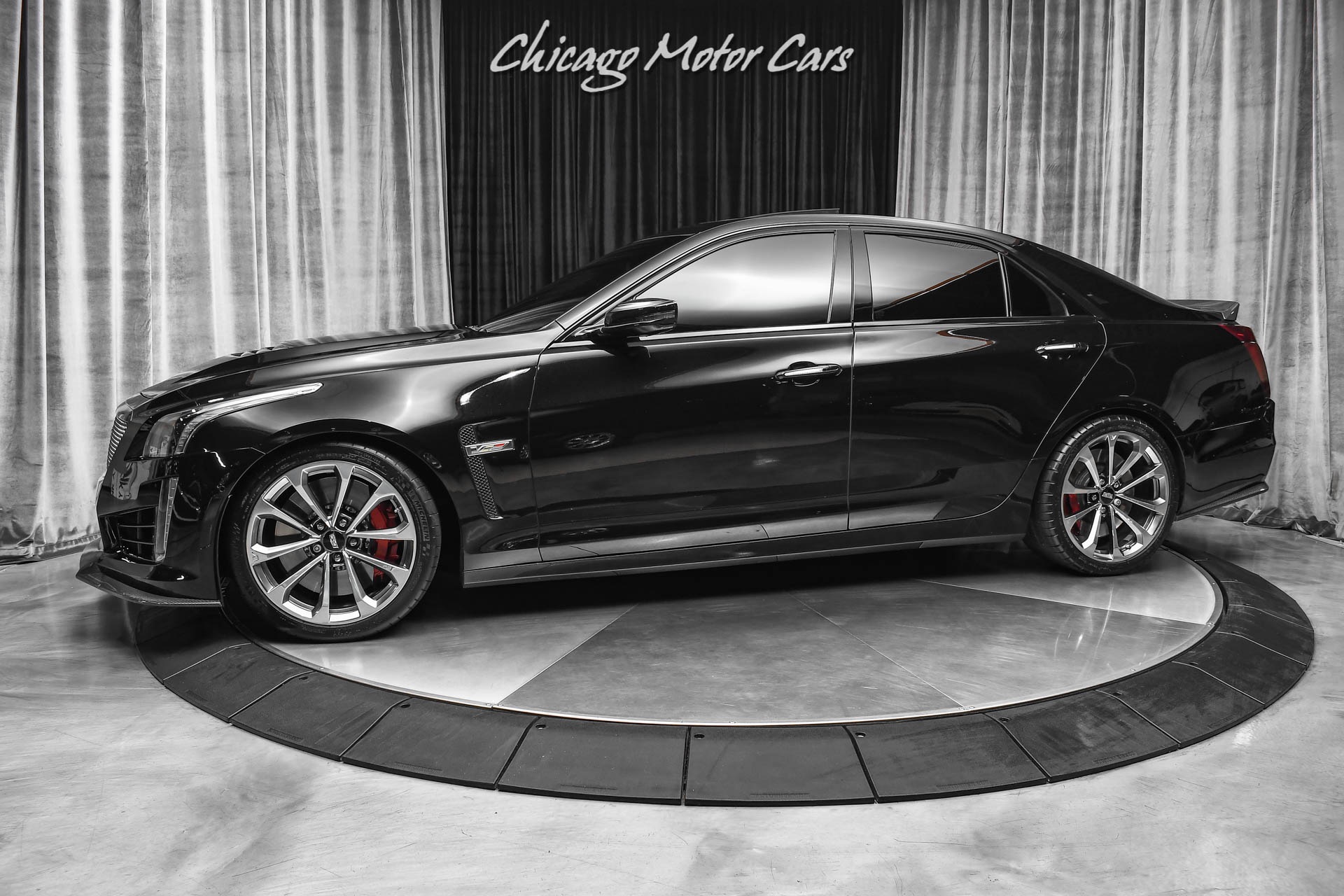 Used 2016 Cadillac CTS-V Sedan Carbon Fiber Pack RECARO Luxury Pack ULTRAVIEW PANO ROOF for sale Sold at Chicago Motor Cars in West Chicago IL 60185 1
