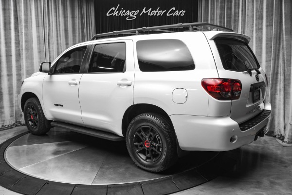 Used 2022 Toyota Sequoia TRD Pro SUV Wind Chill Pearl! TRD Pro Package! 5.7L V8! ONLY 200 Miles! for sale Sold at Chicago Motor Cars in West Chicago IL 60185 3