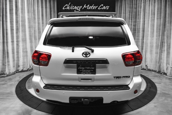 Used 2022 Toyota Sequoia TRD Pro SUV Wind Chill Pearl! TRD Pro Package! 5.7L V8! ONLY 200 Miles! for sale Sold at Chicago Motor Cars in West Chicago IL 60185 4