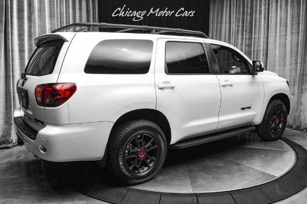 Used 2022 Toyota Sequoia TRD Pro SUV Wind Chill Pearl! TRD Pro Package! 5.7L V8! ONLY 200 Miles! for sale Sold at Chicago Motor Cars in West Chicago IL 60185 5